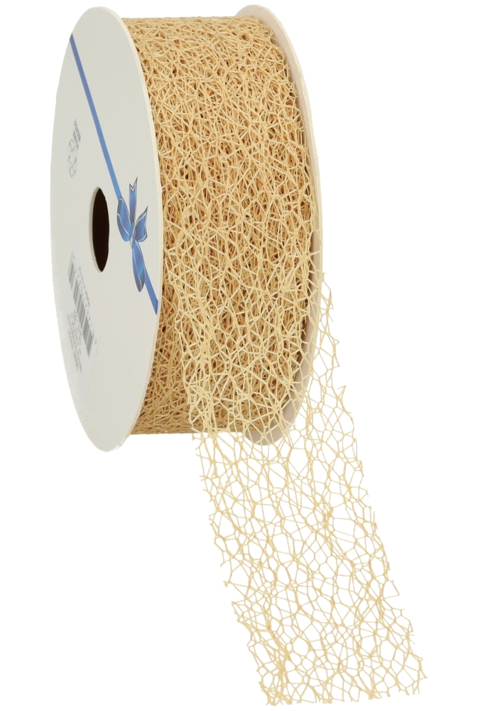 Luxe Kadolint Weblint Goud Metallic Goud 38mm x 10meter Luxe Kadolint Weblint Goud Metallic Goud 38mm x 10meter