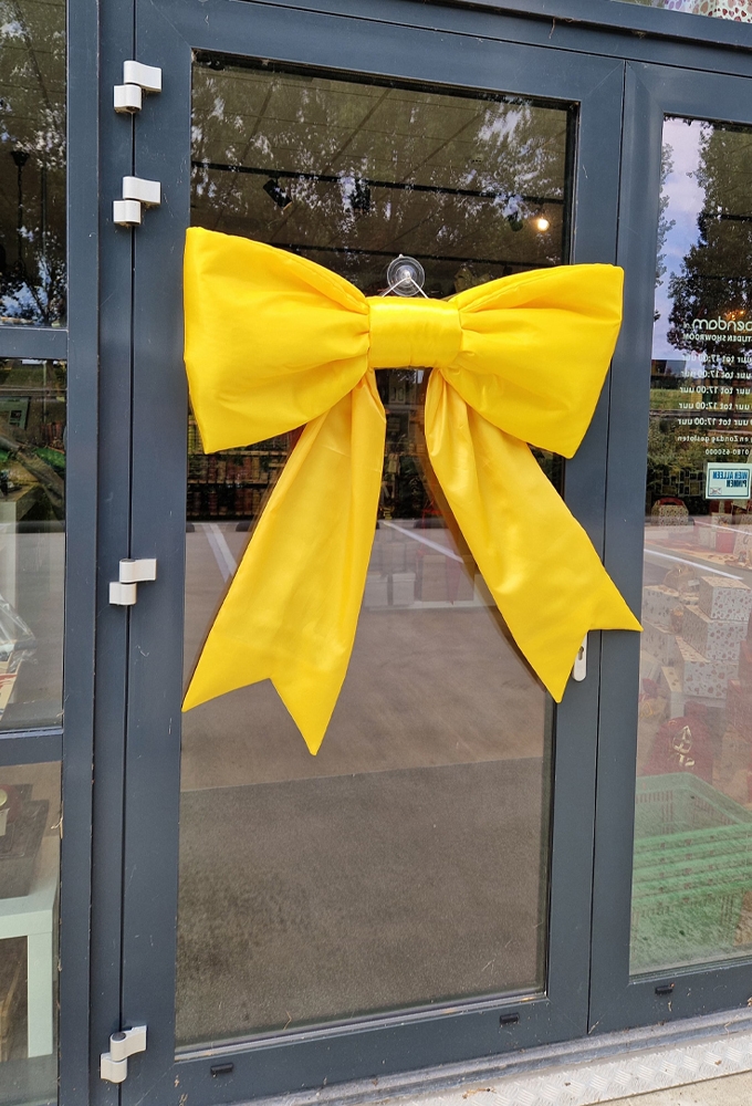 Megastrik StrikXL Geel 100x50cm & Grote Zuignap