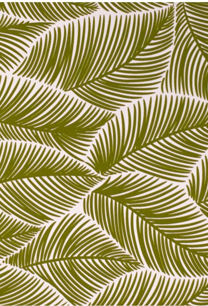 Kadopapier Coated Olijfgroene tropisch 30cm x 200meter