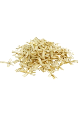 Luxe Strikje Satijn Ivory Met Goud & Clip 6x3.5cm 300stuks lint 1cm Luxe Strikje Satijn Ivory Met Goud & Clip 6x3.5cm 300stuks lint 1cm