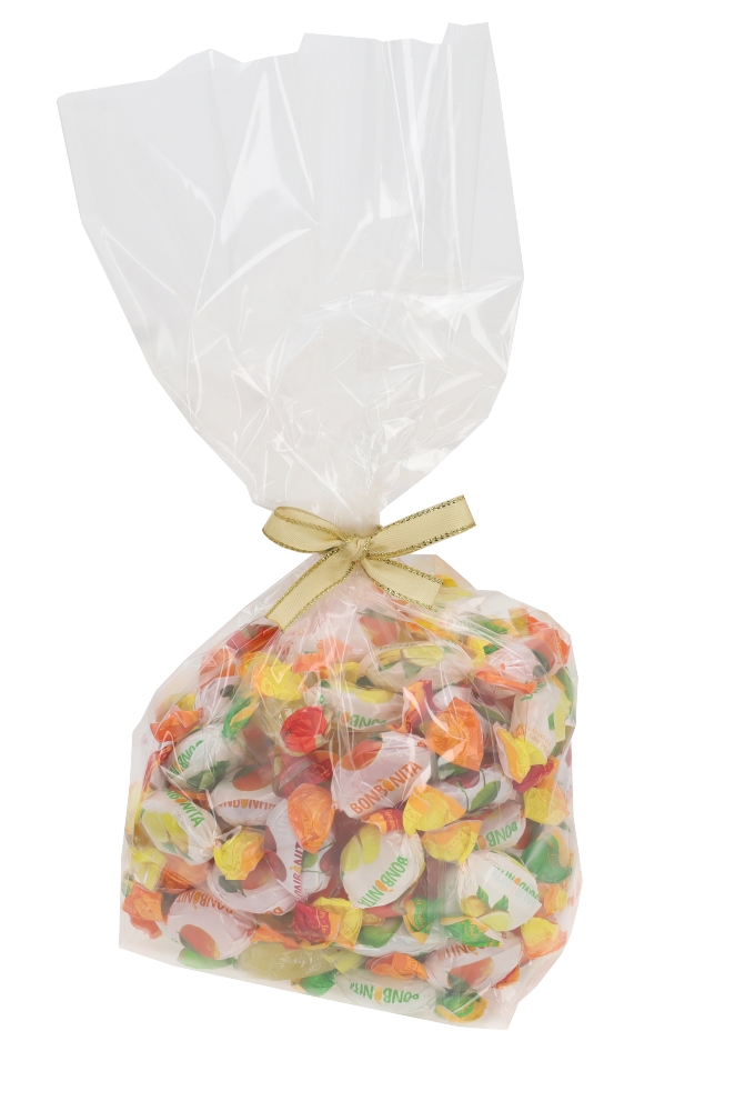 Luxe Strikje Satijn Ivory Met Goud & Clip 6x3.5cm 300stuks lint 1cm