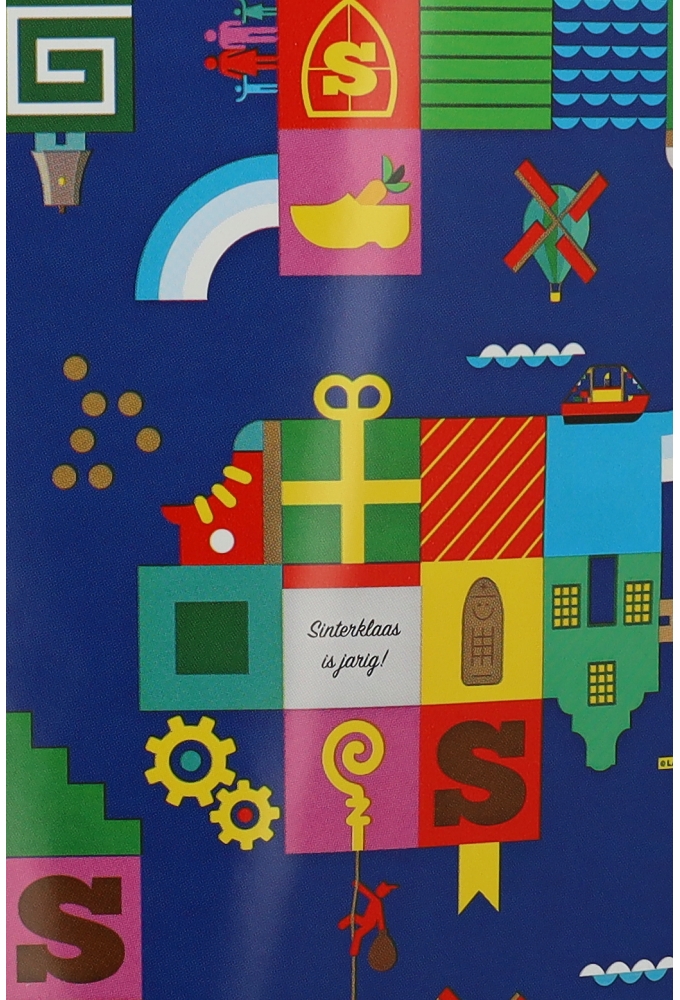 Sintzakjes Sinterklaas Intocht & ZIJVOUW 25x34+4cm 100stuks