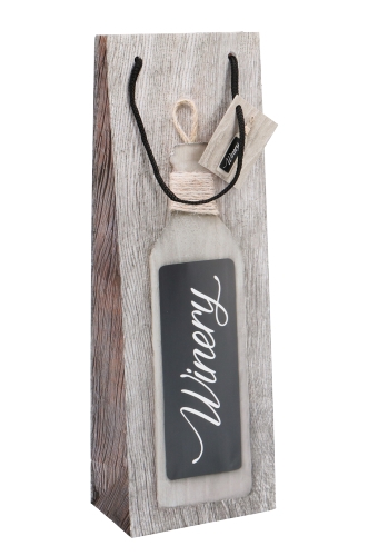 AKTIE Wijntasjes 1 Fles Winery 12.5x9x36.5cm 12stuks