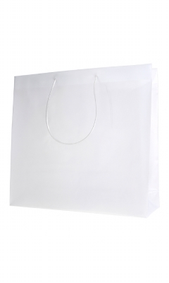 Luxe Plastic Draagtassen Transparant Lesse 45x10x40cm 100stuks Luxe Plastic Draagtassen Transparant Lesse 45x10x40cm 100stuks