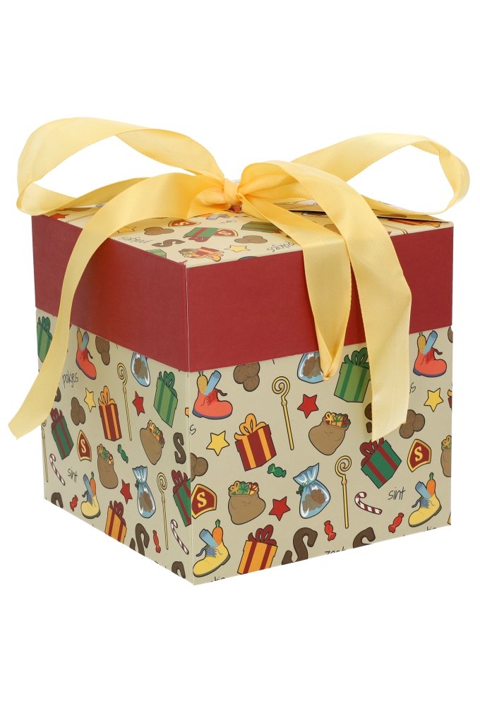 Sintgeschenkdoos Sint Cadeautjes 20x20x20cm FSC® 25st