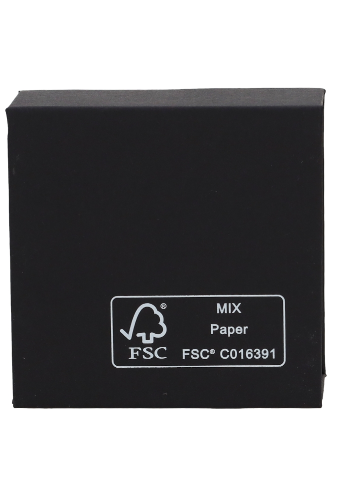 Magneet Bonbondoosjes Mat Zwart 4 Bonbons 6.9x6.9x3cm FSC® 10stuks