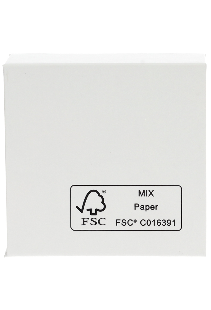 Magneet Bonbondoosjes Mat Wit 4 Bonbons 6.9x6.9x3cm FSC® 10stuks