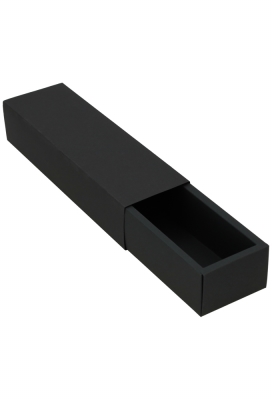 Schuif Deksel Kadodoosje Jakarta Zwart Mat 23.4x6x5cm FSC® 10stuks