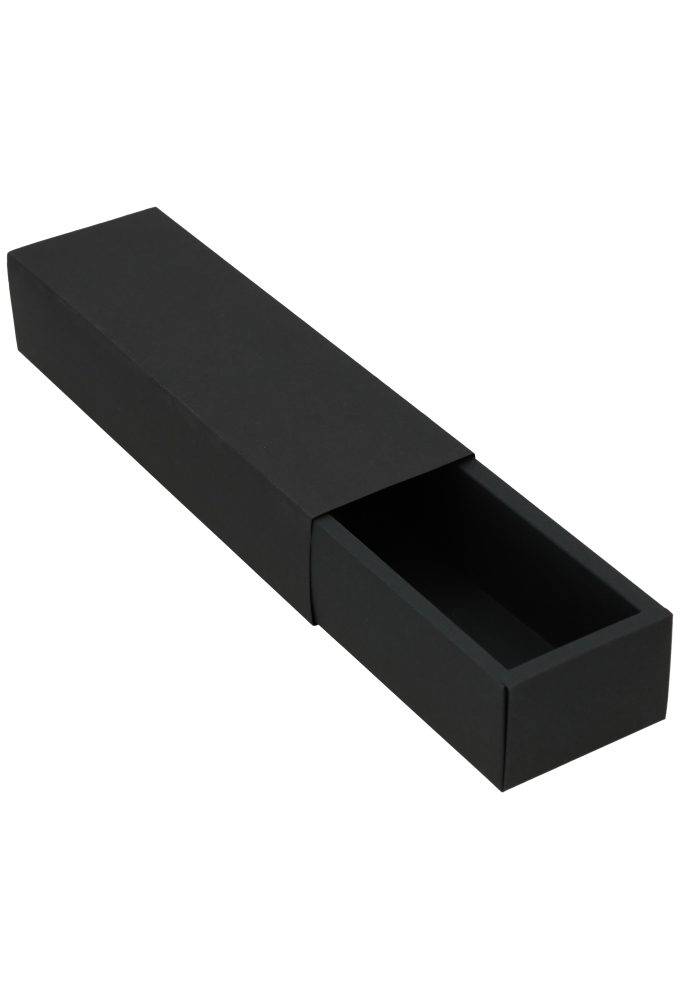 Schuif Deksel Kadodoosje Jakarta Zwart Mat 23.4x6x5cm FSC® 10stuks