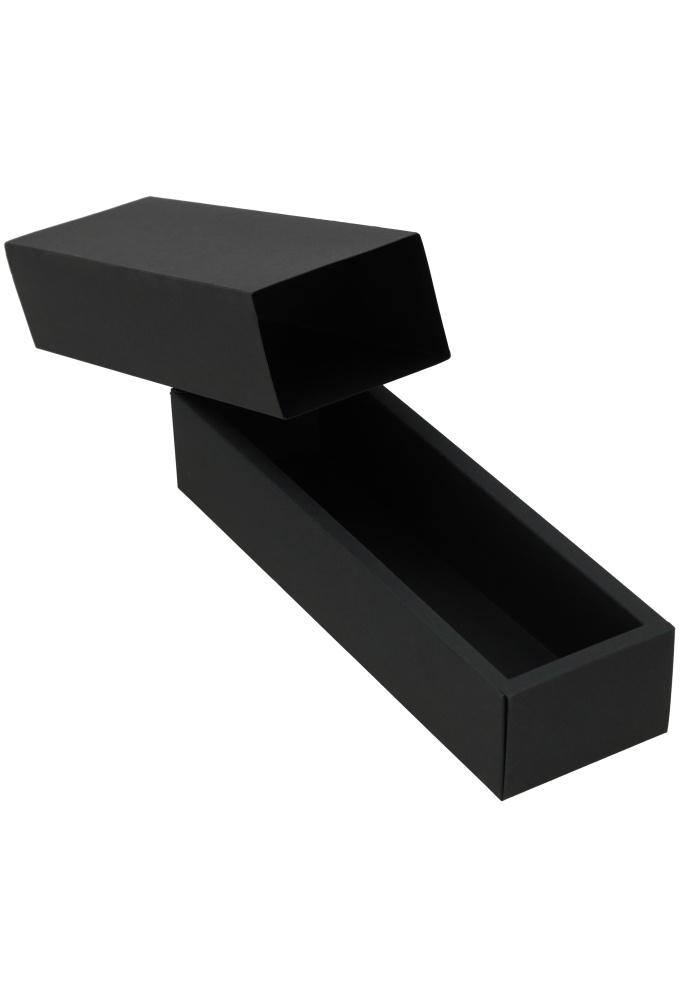 Schuif Deksel Kadodoosje Jakarta Zwart Mat 23.4x6x5cm FSC® 10stuks