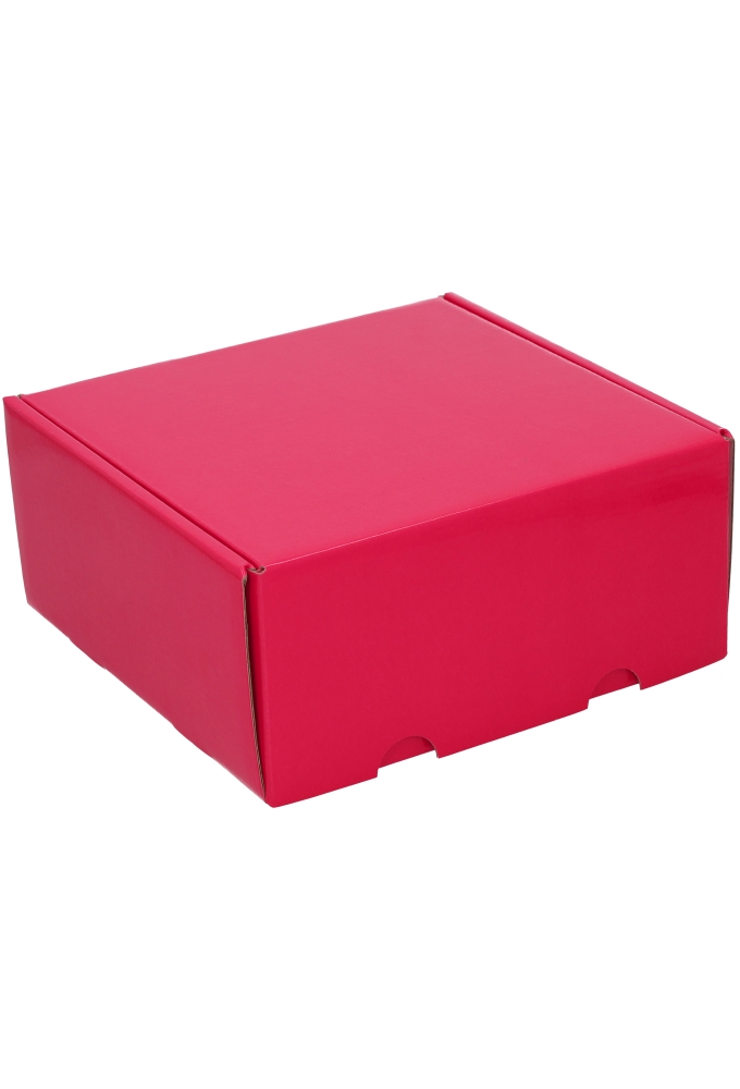 Luxe Verzenddoos Rolo Fuchsia Blinkend 24x23x11cm 25stuks