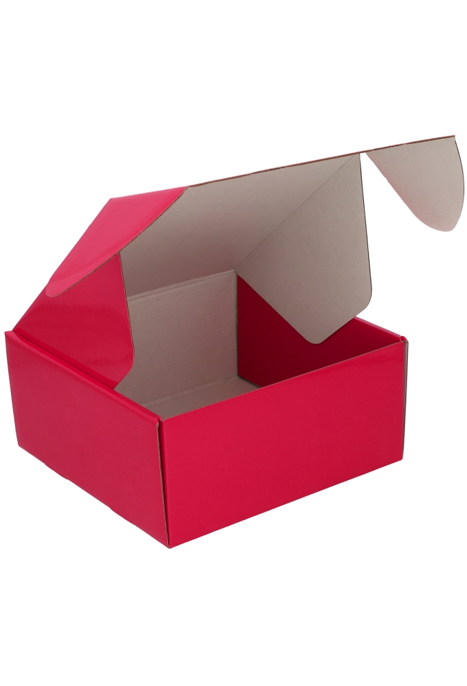 Luxe Verzenddoos Rolo Fuchsia Blinkend 24x23x11cm 25stuks