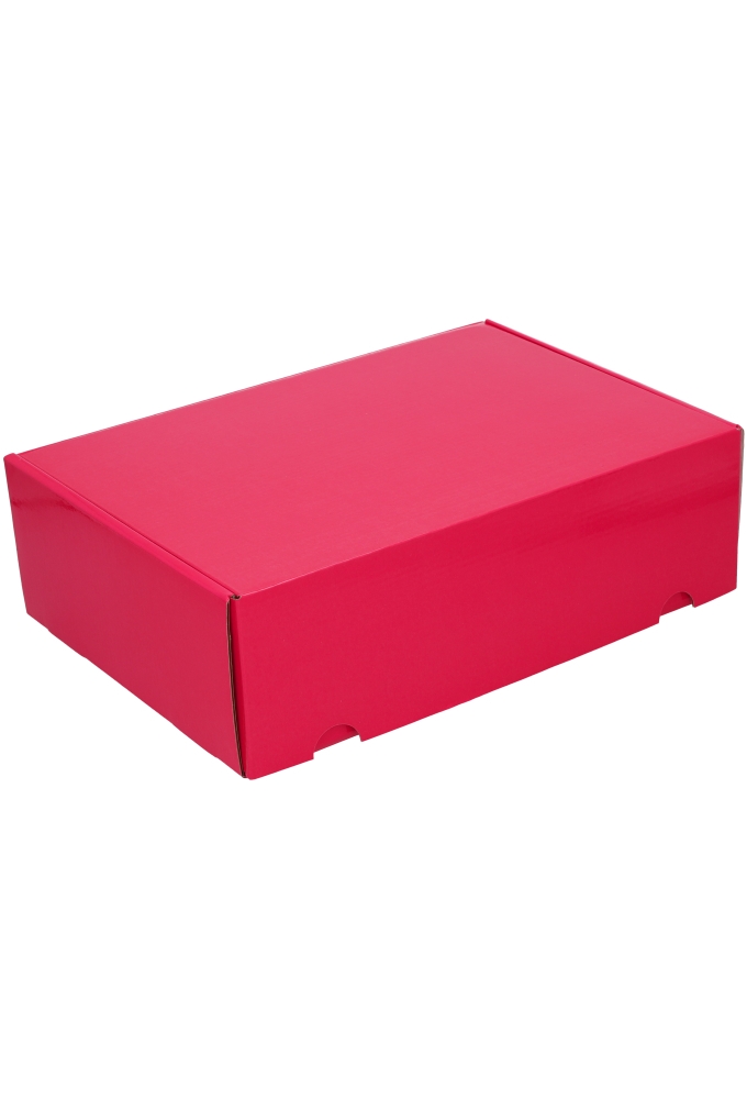 Luxe Verzenddoos Rolo Fuchsia Blinkend 35x24x10.5cm 25stuks