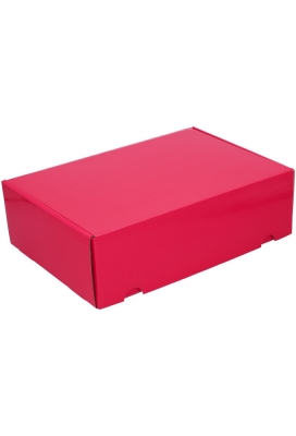 Luxe Verzenddoos Rolo Fuchsia Blinkend 35x24x10.5cm 25stuks