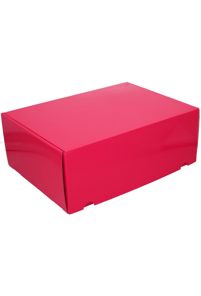 Luxe Verzenddoos Rolo Fuchsia Blinkend 42.5x31x15.5cm 25stuks
