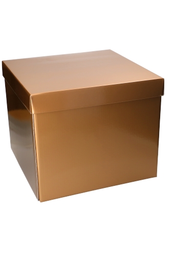 Luxe Geschenkdoos Torino Goud Glossy FSC® 25x25x20cm 20stuks
