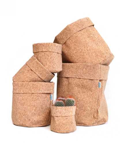 Cadeaumand Sizo Kurk Naturel Met 13x13cm 48stuks