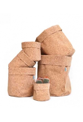 Cadeaumand Sizo Kurk Naturel Met 13x13cm 48stuks