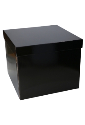 Luxe Geschenkdoos Torino Zwart Glossy FSC® 35x35x30cm 20stuks