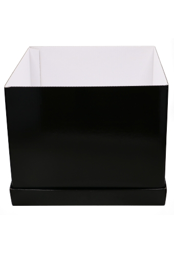 Luxe Geschenkdoos Torino Zwart Glossy FSC® 35x35x30cm 20stuks
