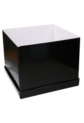Luxe Geschenkdoos Torino Zwart Glossy FSC® 35x35x30cm 20stuks