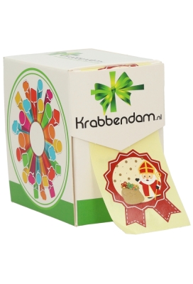 Etiketten Sint Cadeauzegel Sinterklaas & Kadootje 4x5cm 500stuks Etiketten Sint Cadeauzegel Sinterklaas & Kadootje 4x5cm 500stuks