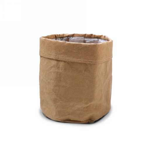 Cadeaumand Sizo Papier Naturel Met Dubbele Rand 20x20cm 24stuks