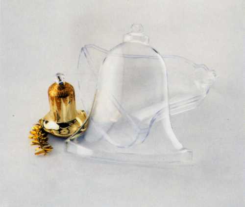 Transparant Figuur Bel 9 cm 2 Delig 200stuks