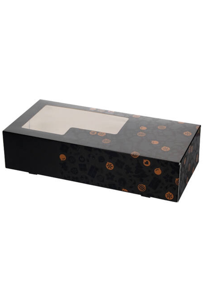 Stoldoos Xmas Black 2 Pond 34x16x8cm 100stuks