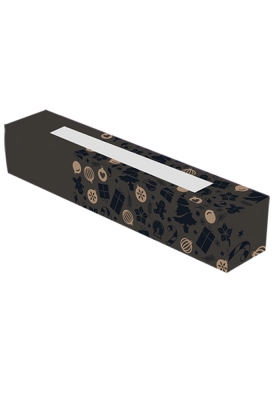 Staafkoker Xmas Met Open Venster 32x6x6cm 100stuks