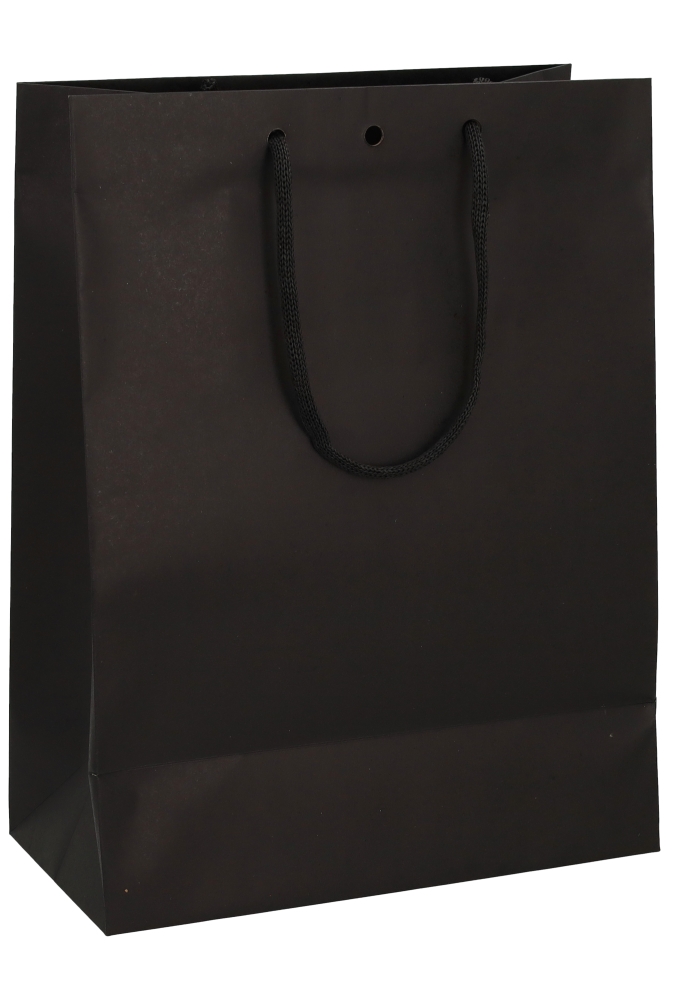 Kadotasjes Lenno Met Koord & Venster Zwart 25x13x33cm 10stuks