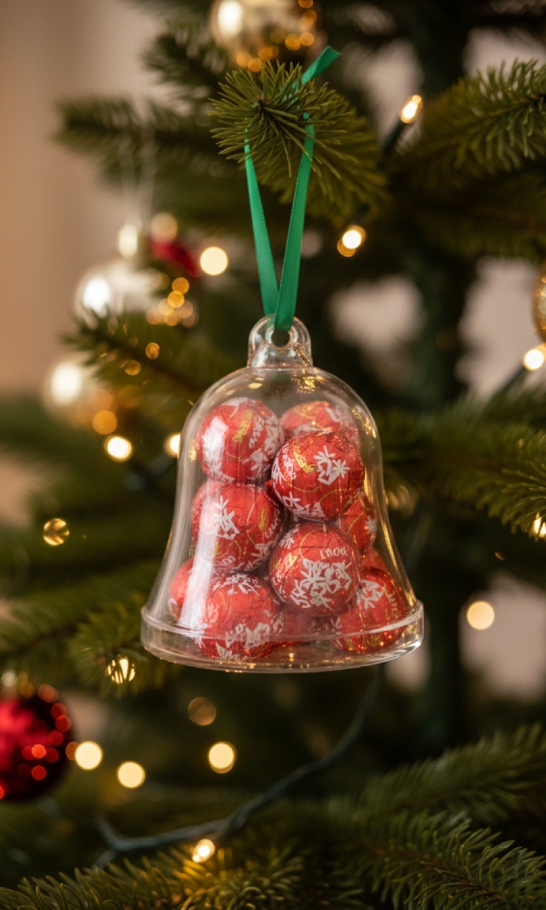 Transparant Figuur Bel 9 cm 2 Delig 200stuks