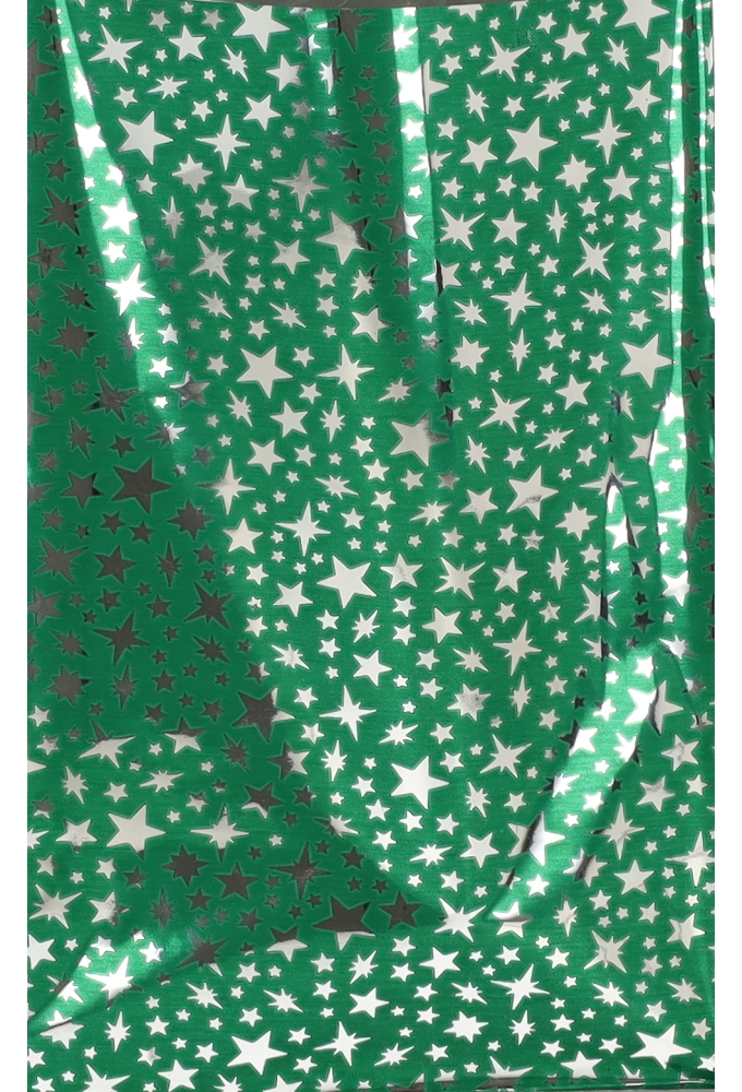 Kadozakjes Folie Mita Groen & Little stars Plakstrip 10x13.5+3cm 100st