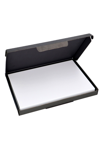 Brievenbusdoos Met Klep Pinto Zwart & Zwart A5 24.5x17.5x2.9cm 90stuks