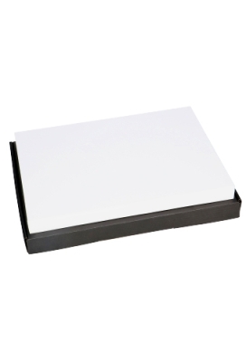 Brievenbusdoos Met Klep Pinto Zwart & Zwart A5 24.5x17.5x2.9cm 90stuks