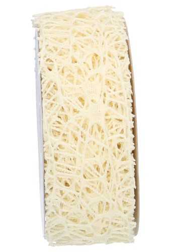 Cadeaulint Oceaan Weblint Creme 40mm x 10 meter