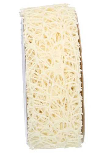 Cadeaulint Oceaan Weblint Creme 40mm x 10 meter
