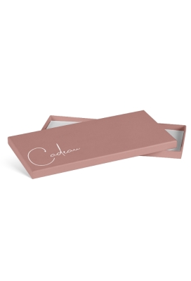 Kadobon + Kadodoosje Old pink & cadeau 22x11x1.3cm 10stuks