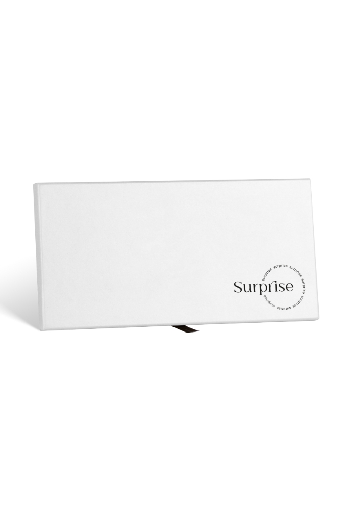 Kadobon + Kadodoosje White & surprise 22x11x1.3cm 10stuks