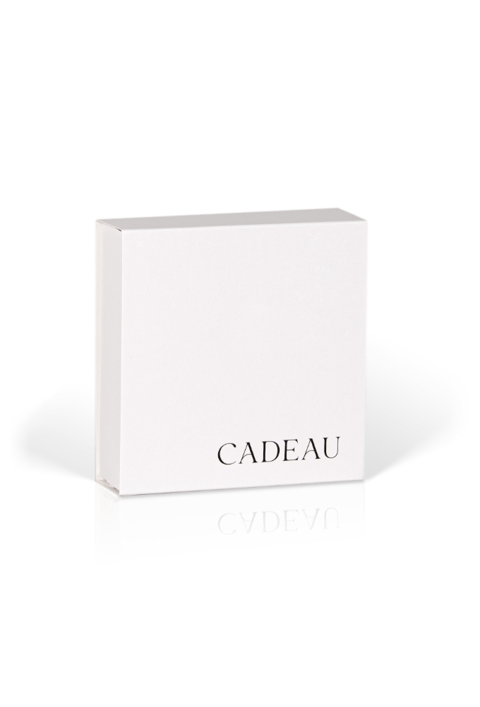 Kadobon + Kadodoosje Bene White & cadeau 12x12x3cm 10stuks