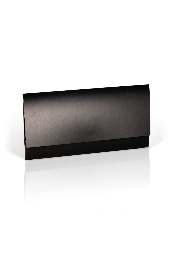 Kadobon + Cadeau Envelop Black 21.5x10.5cm 10 stuks