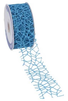 Cadeaulint Oceaan Weblint Blauw 40mm x 10 meter