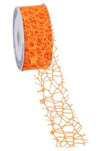 Cadeaulint Oceaan Weblint Oranje 40mm x 10 meter