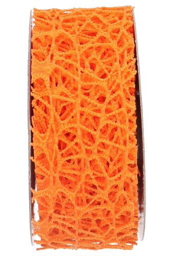 Cadeaulint Oceaan Weblint Oranje 40mm x 10 meter