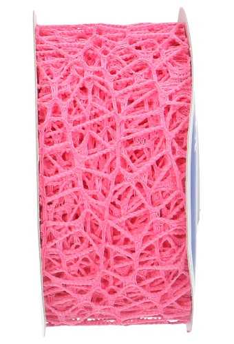 Cadeaulint Oceaan Weblint Fuchsia 40mm x 10 meter