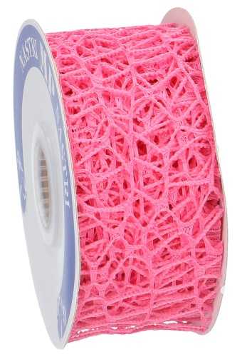 Cadeaulint Oceaan Weblint Fuchsia 40mm x 10 meter