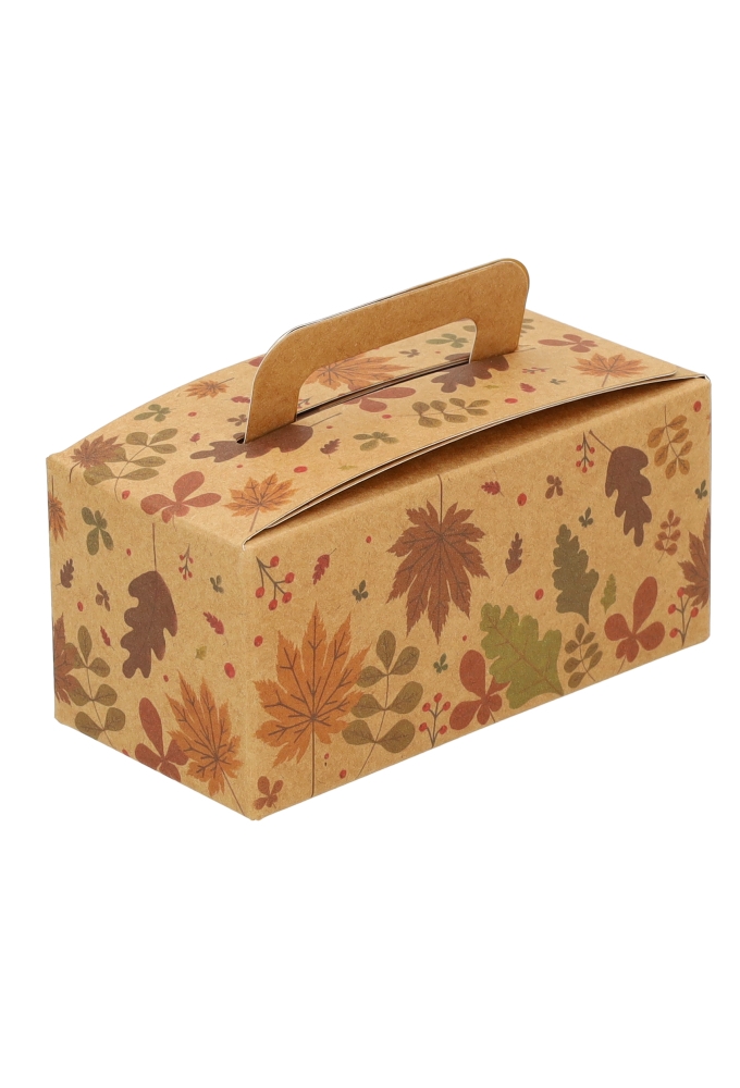 Bonbondoosjes Herfst Koffertje Kraft 12x6.5x5.5cm 250gram 25stuks
