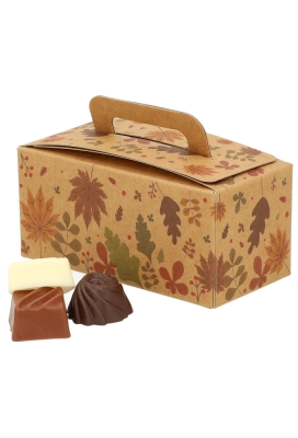 Bonbondoosjes Koffertje Kraft 12x6.5x5.5cm 250gram 25stuks