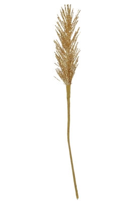 Kado Decoratie Glitter Leaves Champagne 16cm 72stuks