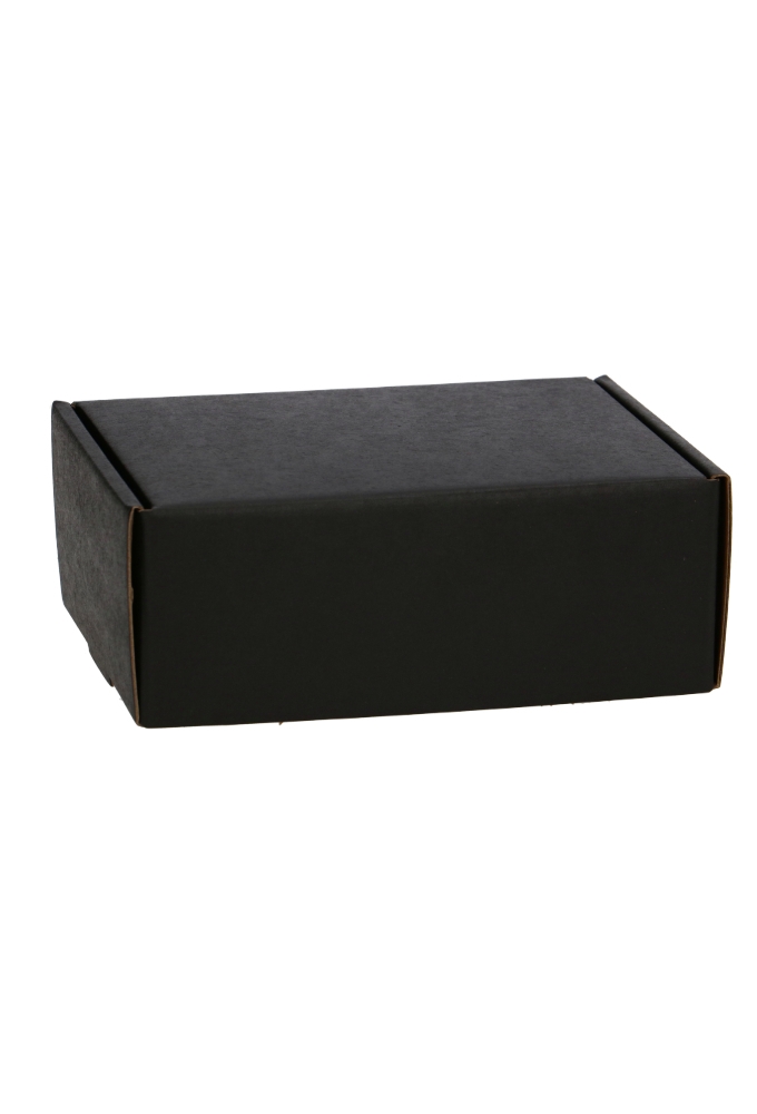 Verzenddoos Klepdoosje Budget Fast Zwart Mat 15.5x12x4.5cm 10stuks
